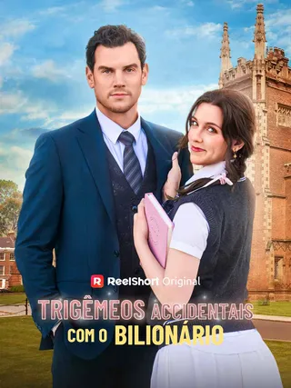 Capa de Trigêmeos Accidentais com o Bilionário