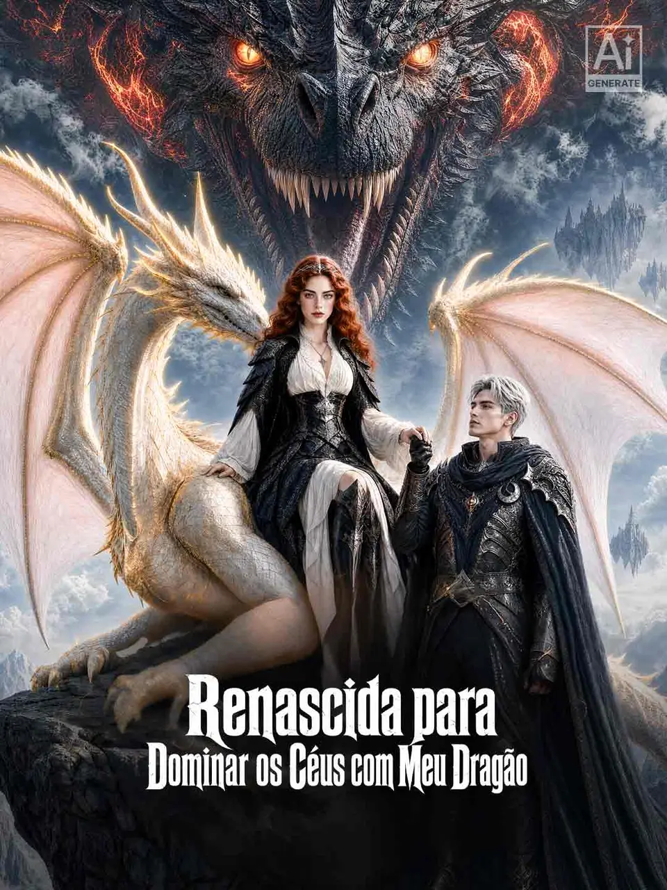 Capa de Renascida para Dominar os Céus com Meu Dragão