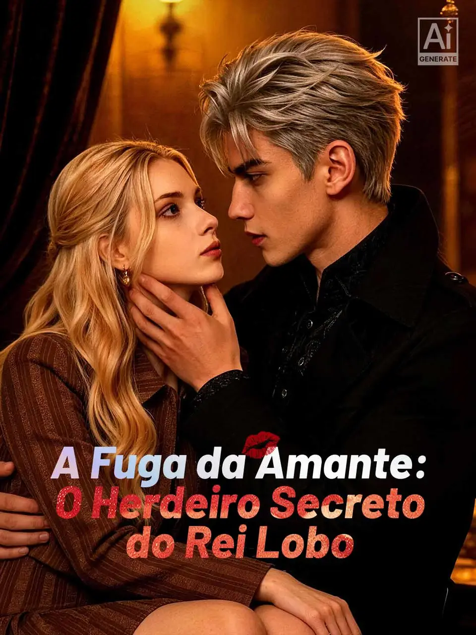 Capa de A Fuga da Amante: O Herdeiro Secreto do Rei Lobo