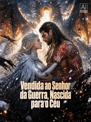 Capa de Vendida ao Senhor da Guerra, Nascida Para o Céu
