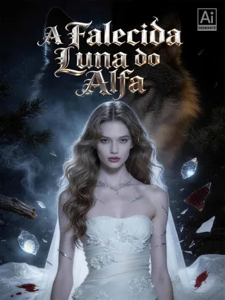 Capa de A falecida Luna do Alfa