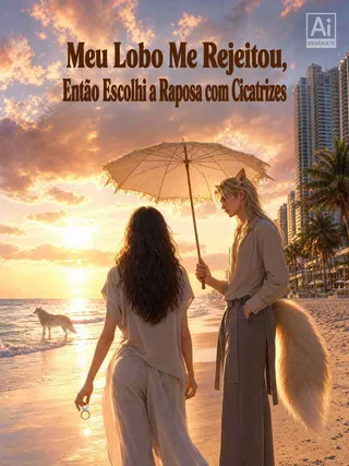 Capa de Meu Lobo Me Rejeitou, Então Escolhi a Raposa com Cicatrizes