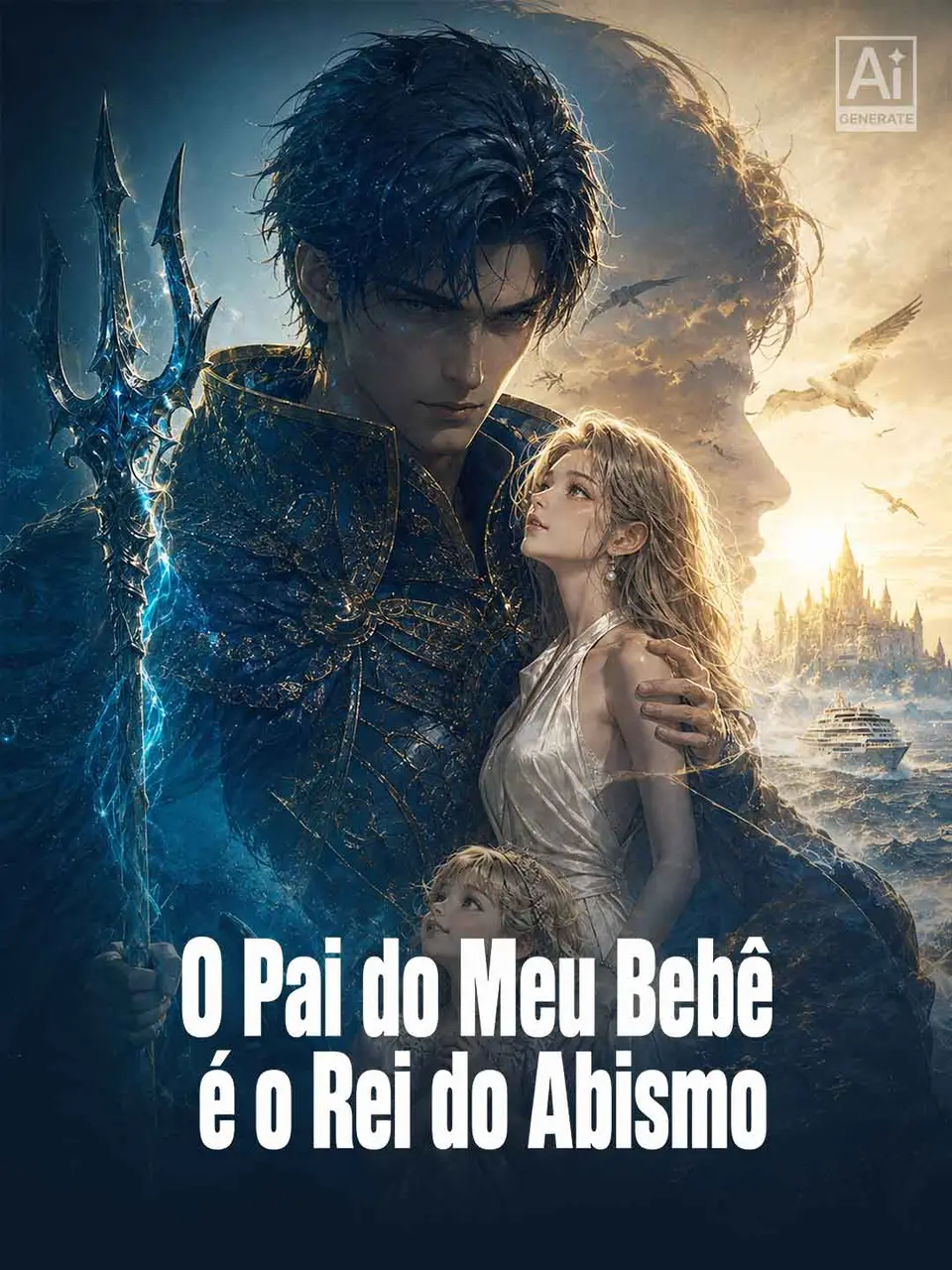 Capa de O Pai do Meu Bebê é o Rei do Abismo