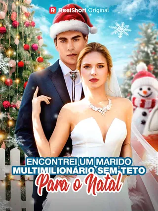 Capa de Encontrei um Marido Multimilionário Sem-teto para o Natal