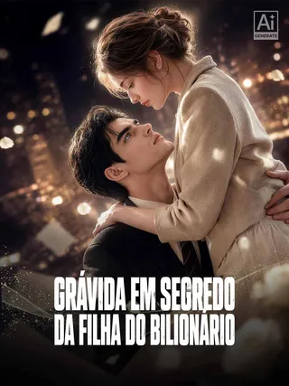 Capa de Grávida em Segredo da Filha do Bilionário