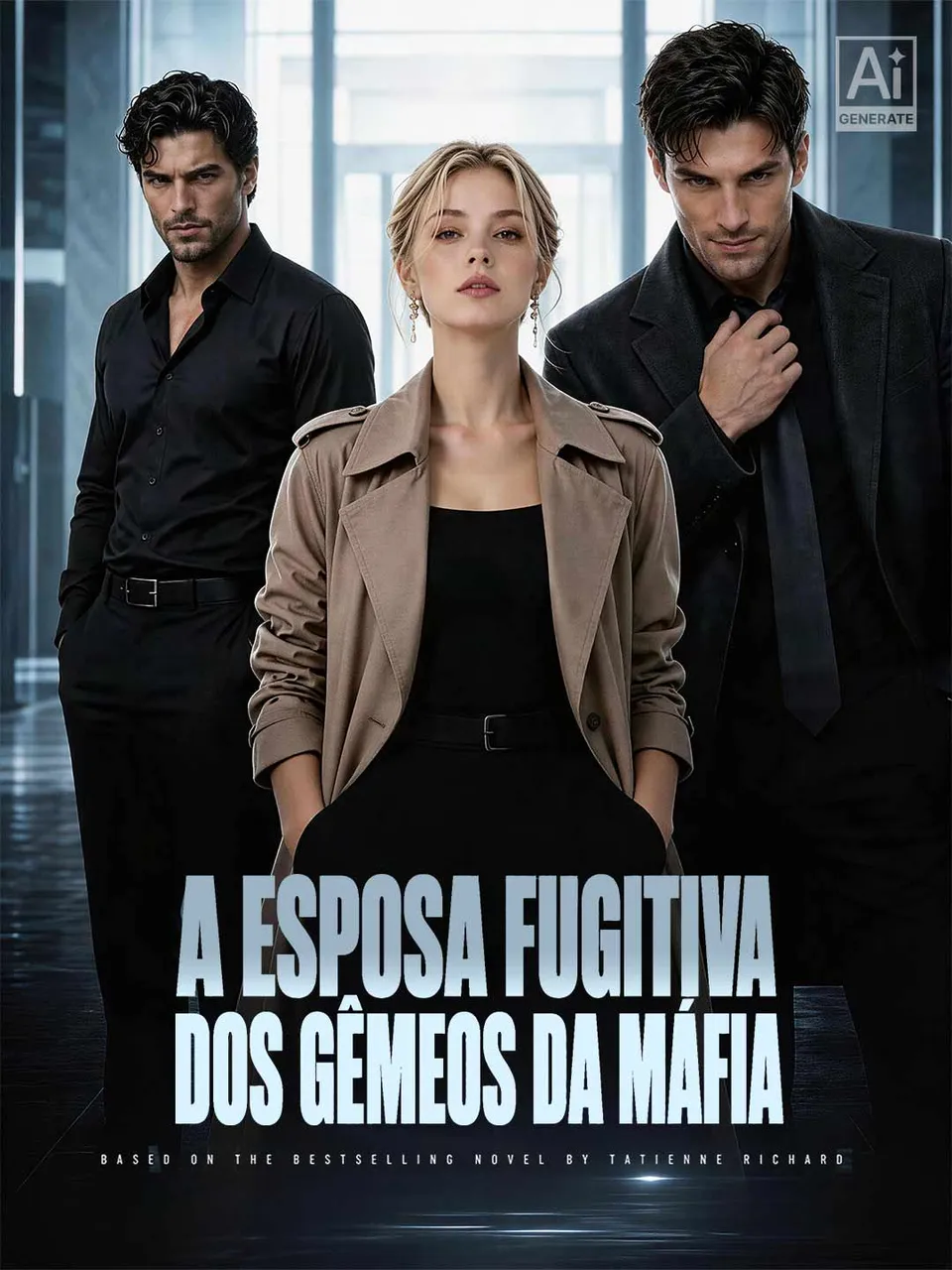 Capa de A Esposa Fugitiva dos Gêmeos da Máfia