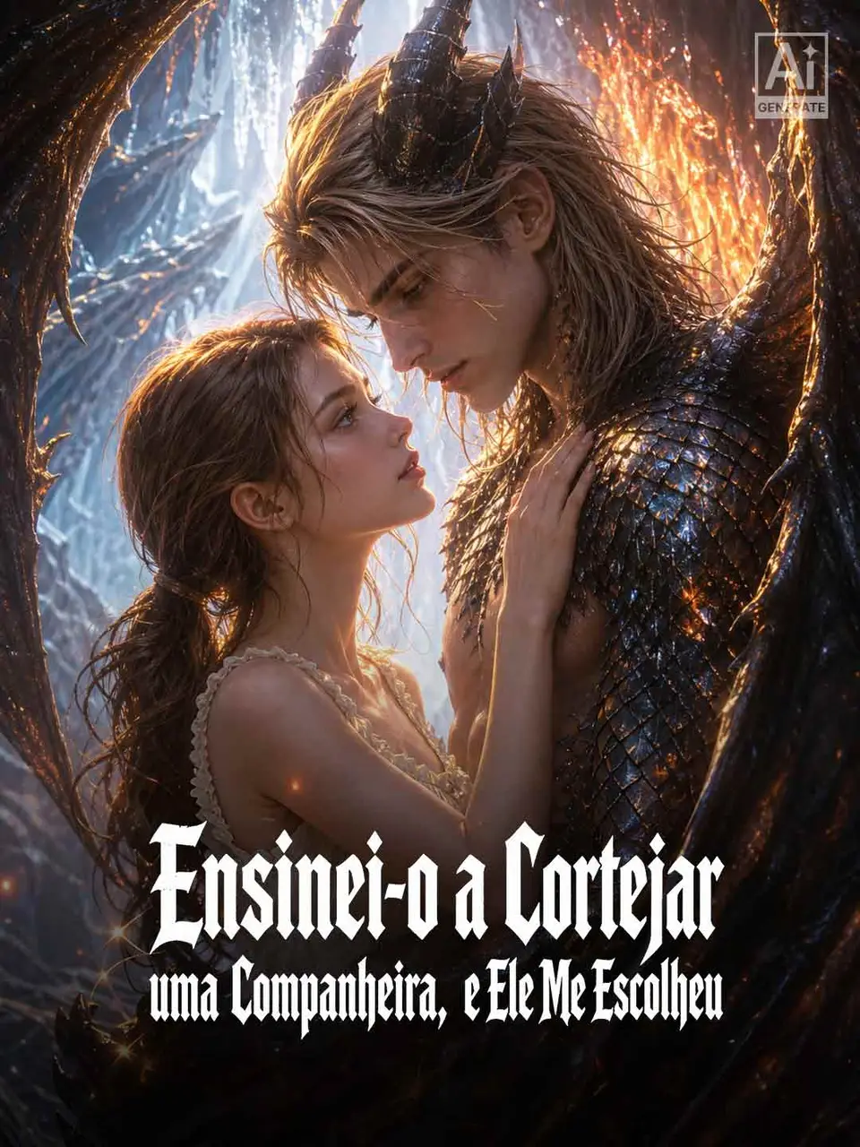 Capa de Ensinei-o a Cortejar uma Companheira, e Ele Me Escolheu