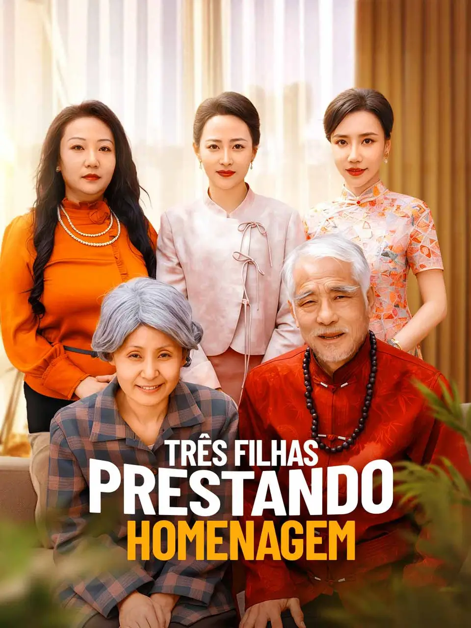Capa de Três Filhas Prestando Homenagem
