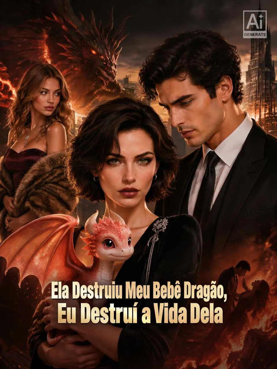 Capa de Ela Destruiu Meu Bebê Dragão, Eu Destruí a Vida Dela