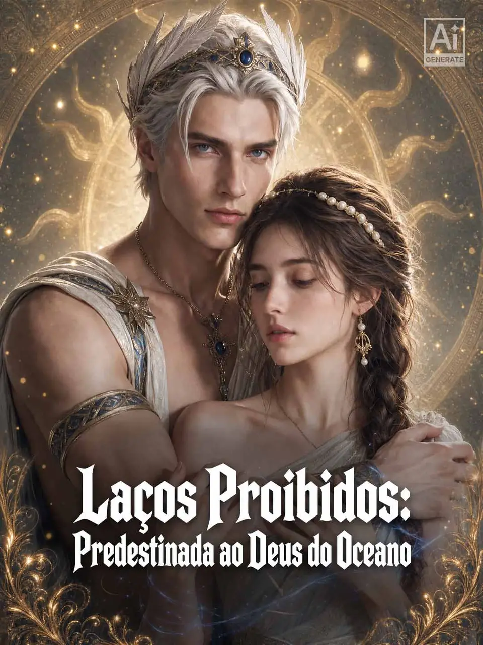 Capa de Laços Proibidos: Predestinada ao Deus do Oceano