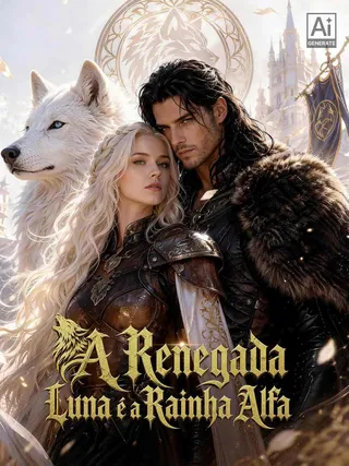 Capa de A Renegada Luna é a Rainha Alfa