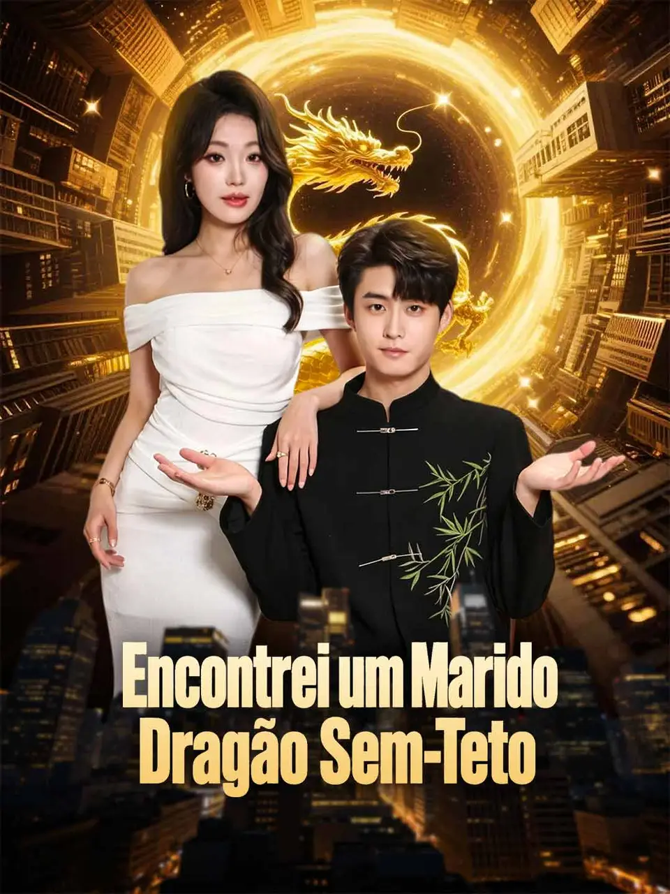 Capa de Encontrei um Marido Dragão Sem-Teto