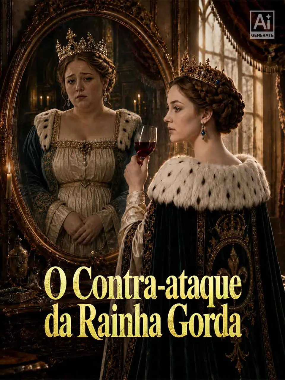 Capa de O Contra-ataque da Rainha Gorda