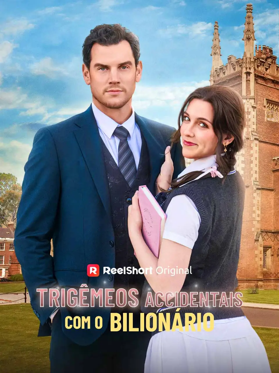 Capa de Trigêmeos Accidentais com o Bilionário
