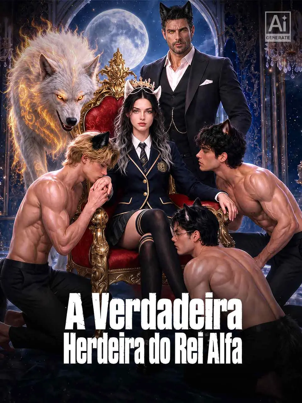 Capa de A Verdadeira Herdeira do Rei Alfa