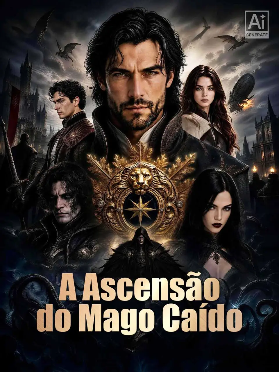 Capa de A Ascensão do Mago Caído