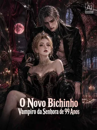 Capa de O Novo Bichinho Vampiro da Senhora de 99 Anos