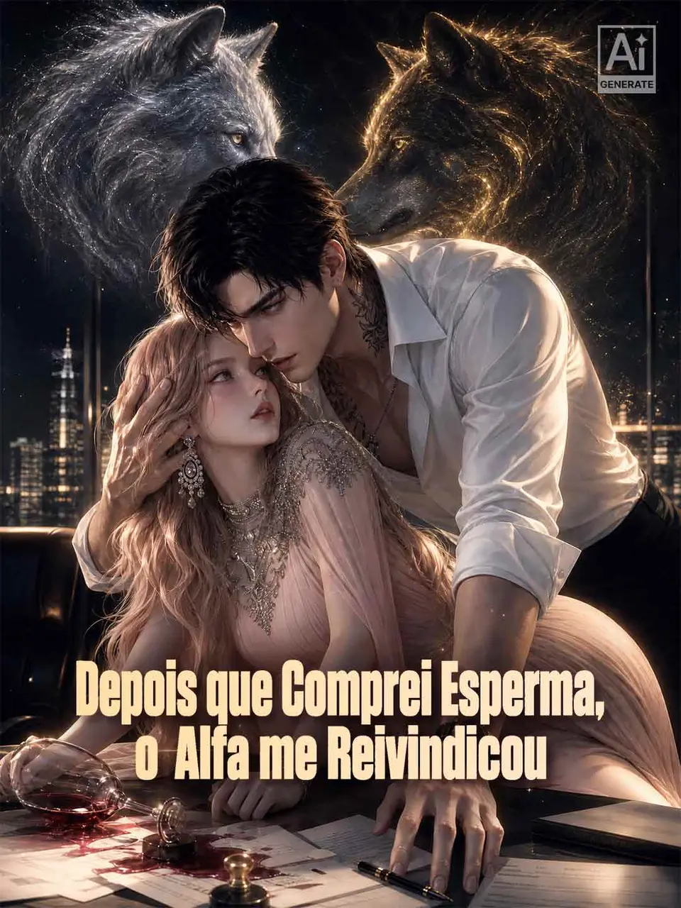 Capa de Depois que Comprei Esperma, o Alfa me Reivindicou